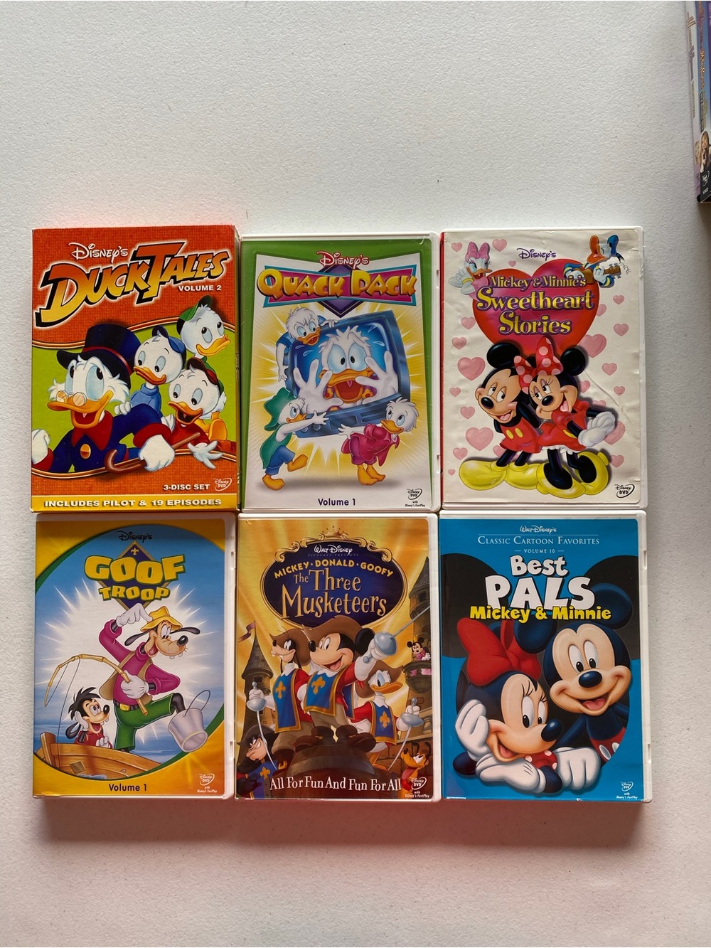 Disney DVD Collection - Classic Characters x6!